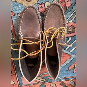 Handmade Leather Shies, Women’s size 8.5